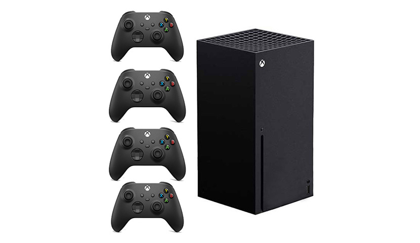 ایکس باکس سری ایکس با سه عدد دسته XBOX اضافه