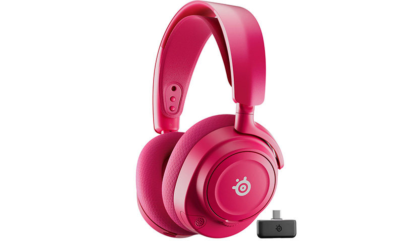 هدست SteelSeries Arctis Nova 7 نسل دو سرخابی